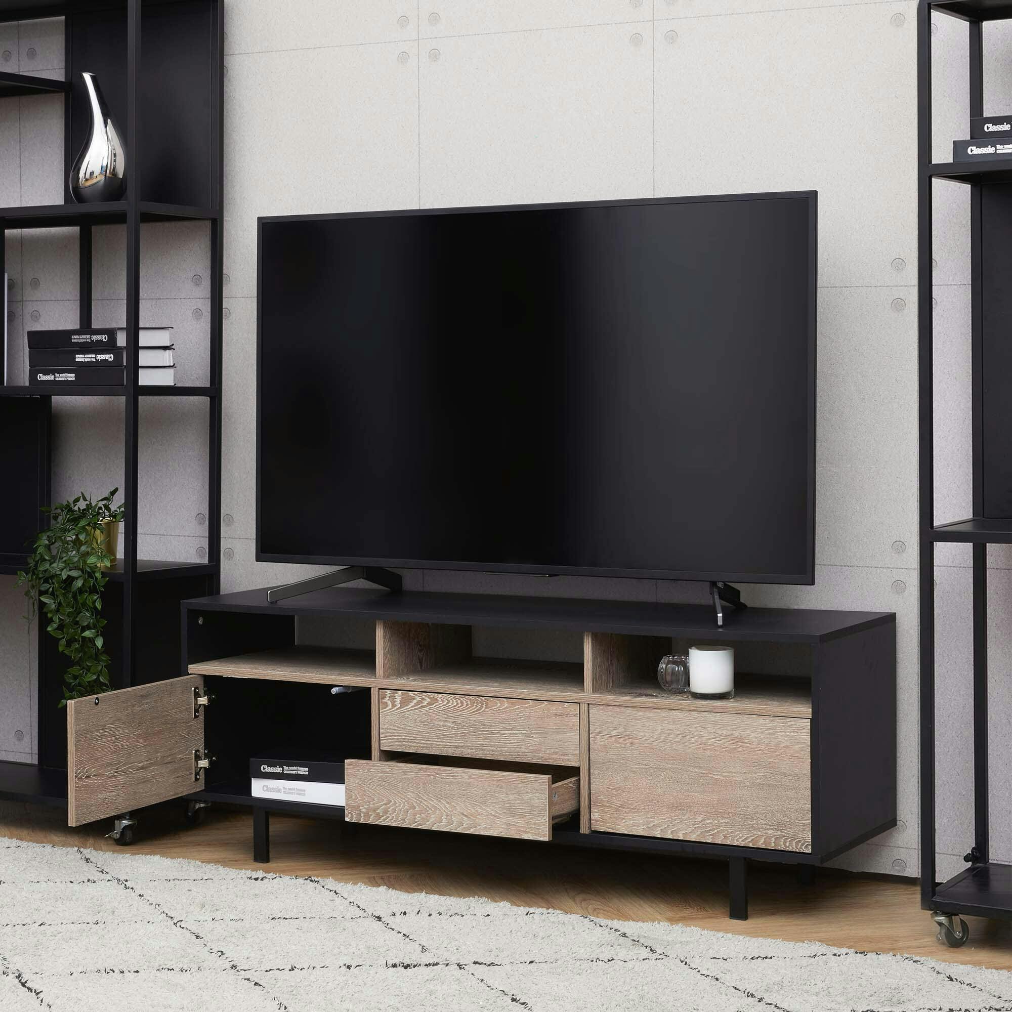 Bryson TV Stand For Flat Screen TVs Up To 65” With Storage