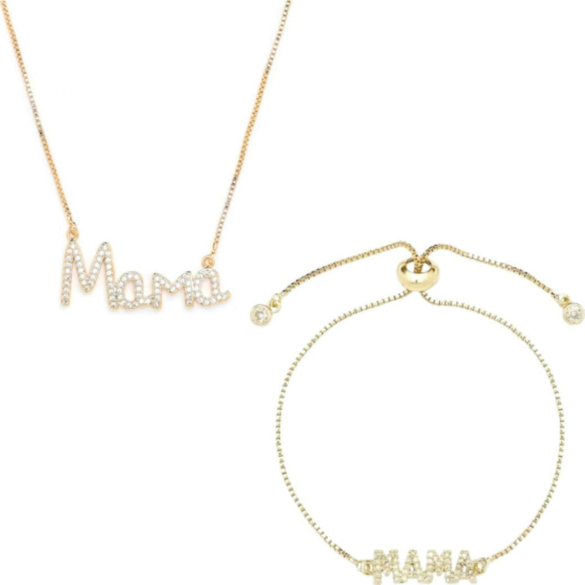 Mama Bracelet & Necklace Set