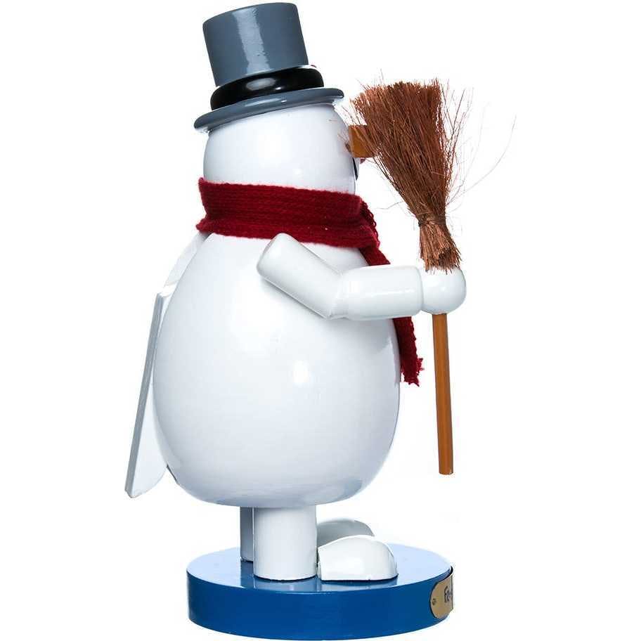 10-Inch Wooden Frosty the Snowman Nutcracker