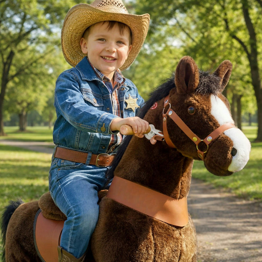 Model U® Horse Ride-On Toy Age 3–4 – Chocolate