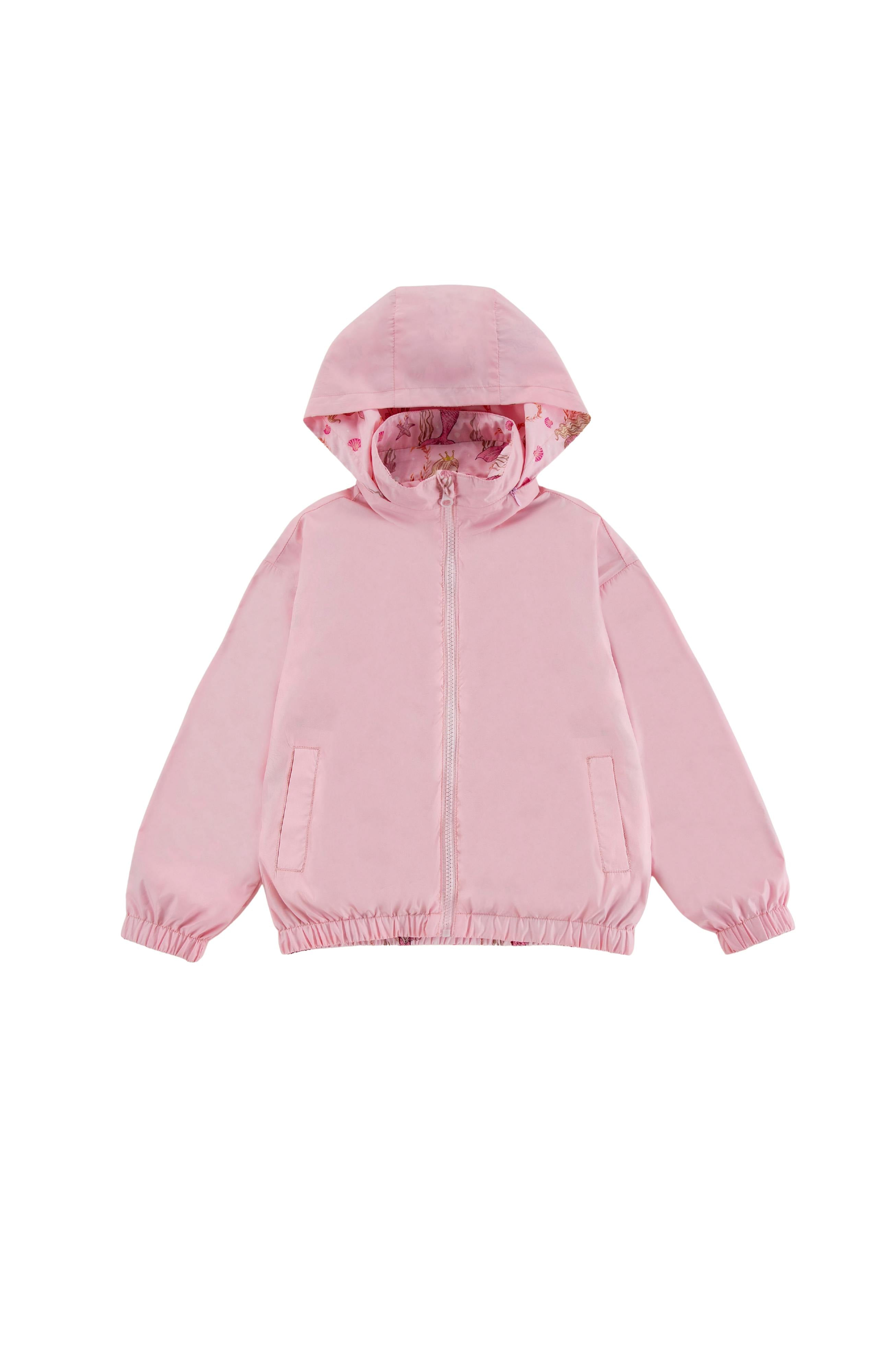 Max Reversible Rain Jacket Windbreaker, Mermaids