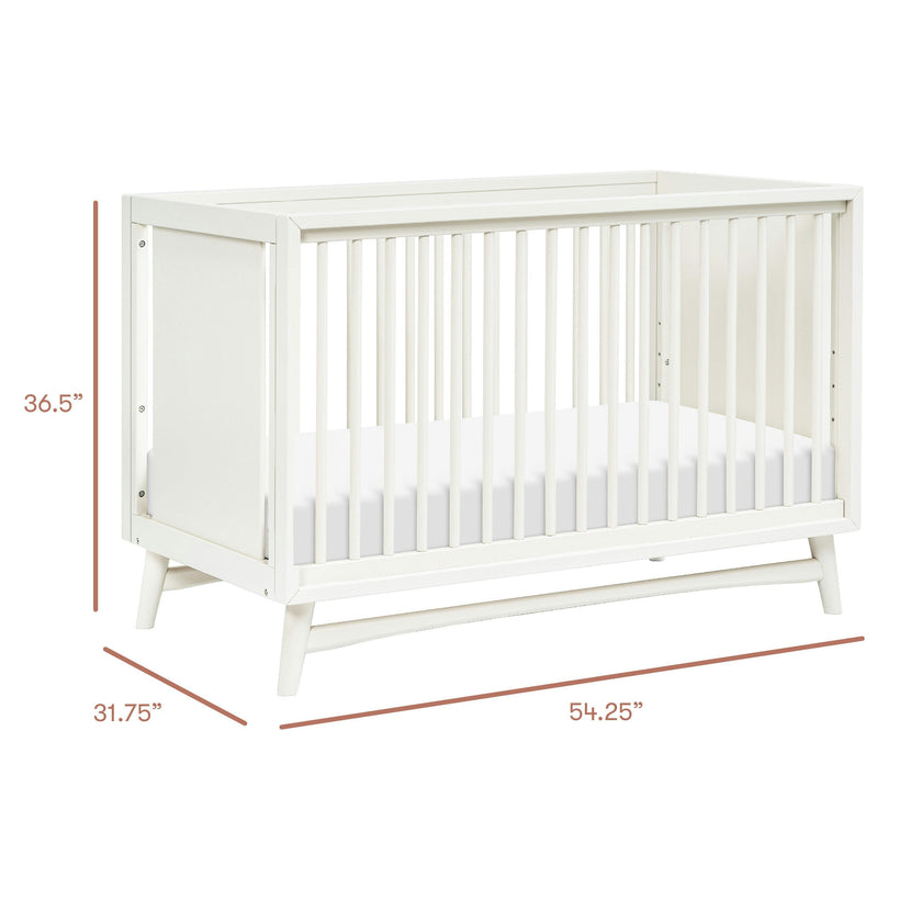 Babyletto Peggy 3-in-1 Convertible Crib with Toddler Bed Conversion Kit