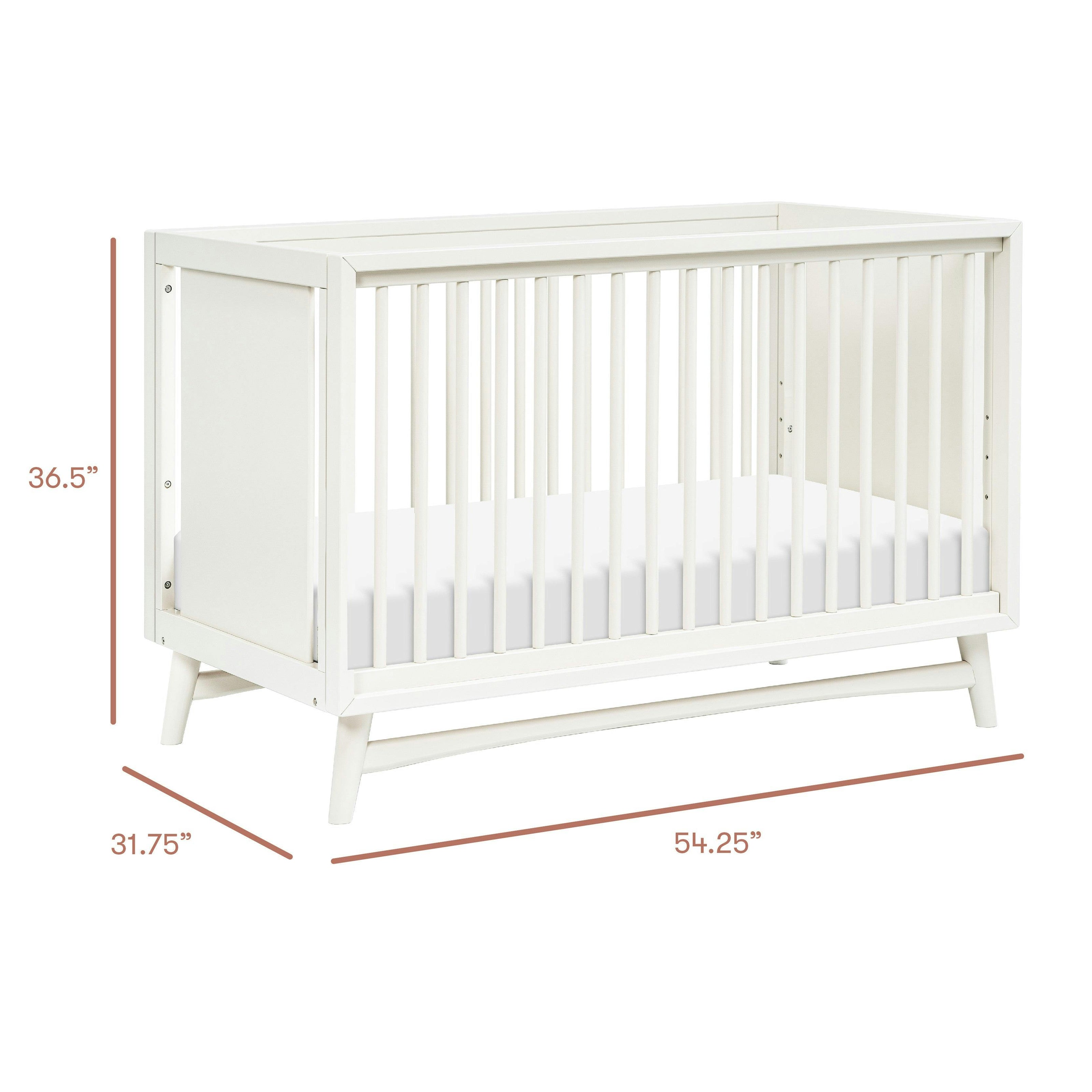 Babyletto Peggy 3-in-1 Convertible Crib with Toddler Bed Conversion Kit