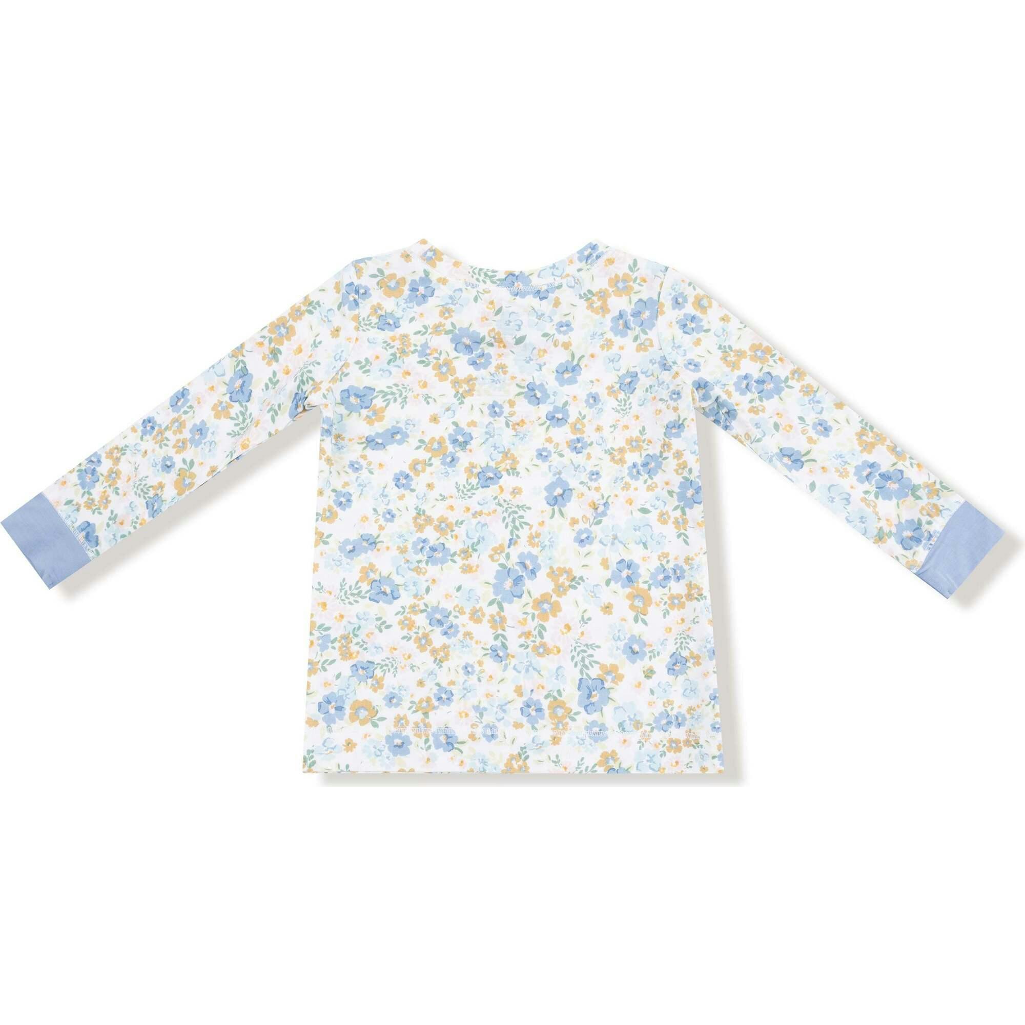 Sweet Rose Calico - Long Sleeve Loungewear Set