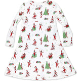 The Elf On The Shelf Bamboo Girls' Long Sleeve Dress