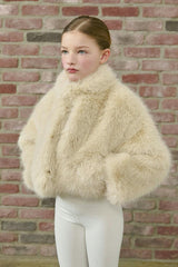 Faux Fur Crop Jacket