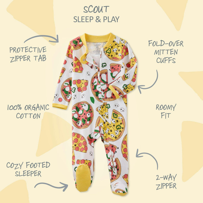 SCOUT Sleep & Play Baby Boys Pajamas