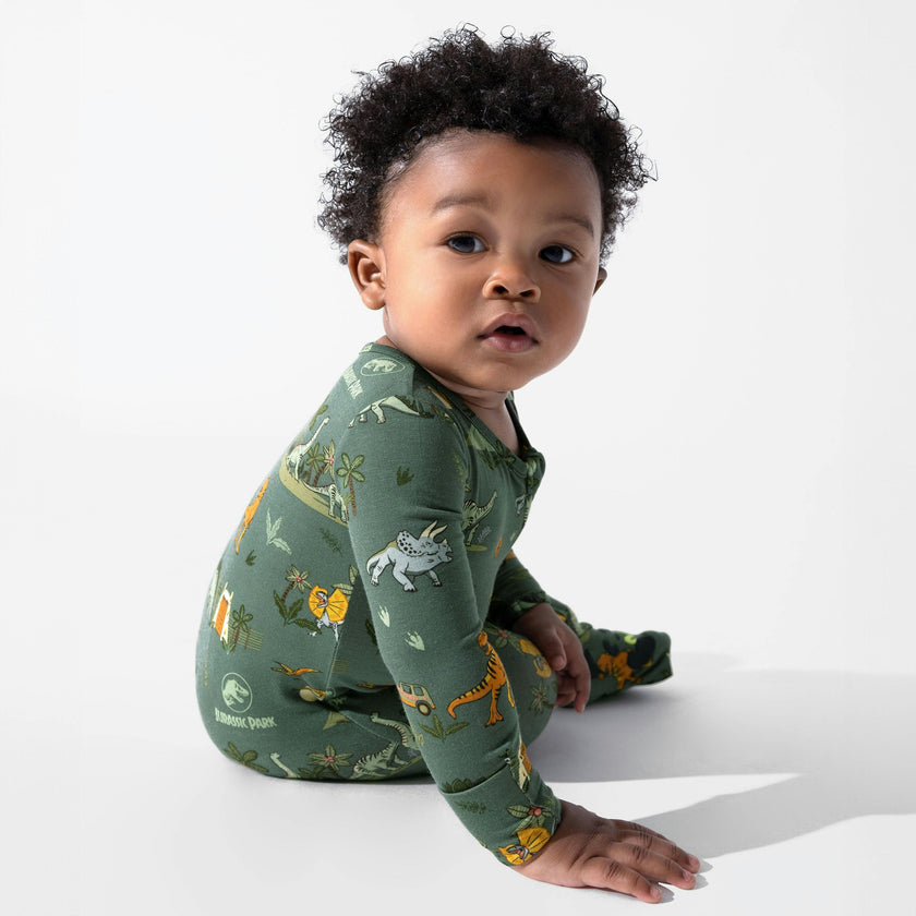 Jurassic Park: Safari Bamboo Convertible Footie