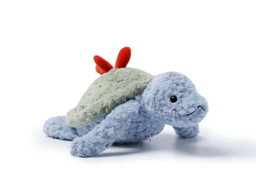 McHugs Lucky Green Turtle Weighted Plush Animal 25cm