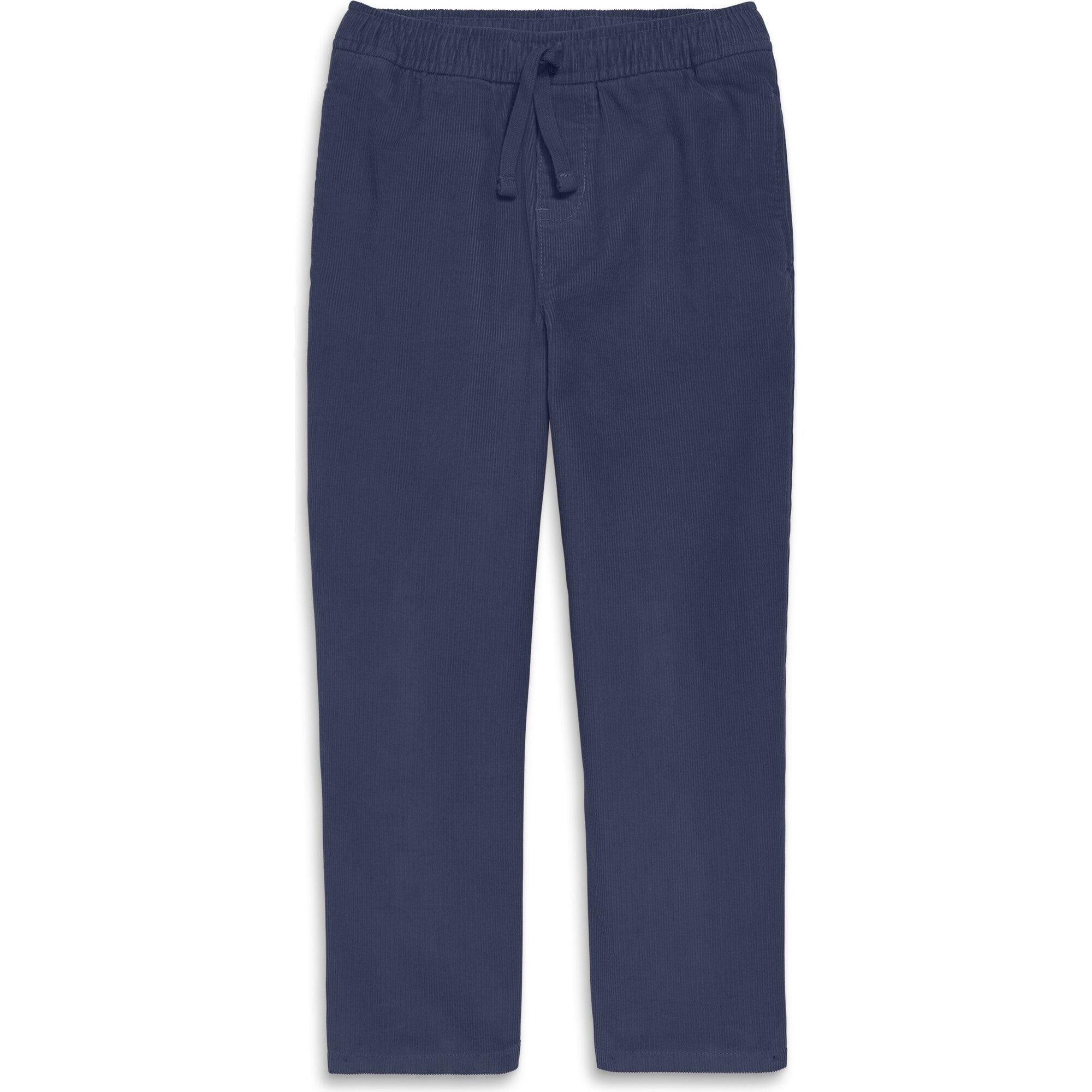 Kids stretch corduroy drawstring pant