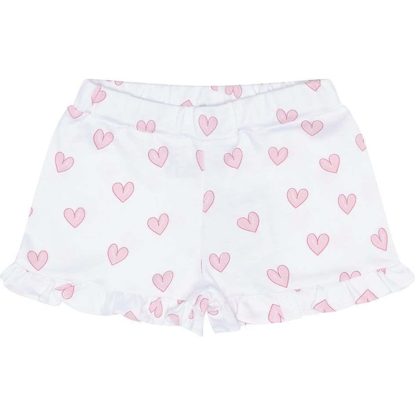 Pink Heart Short Set