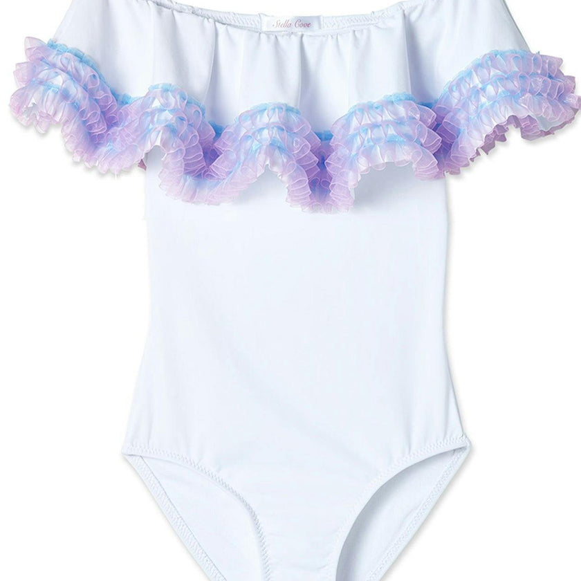 Anemone Ruffle Neck Swimsuit