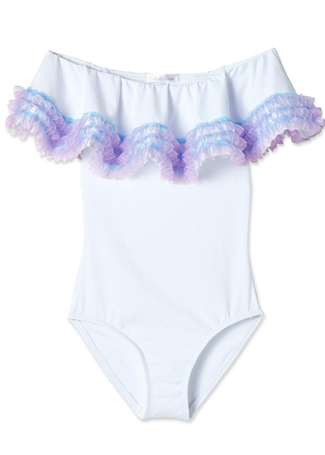 Anemone Ruffle Neck Swimsuit
