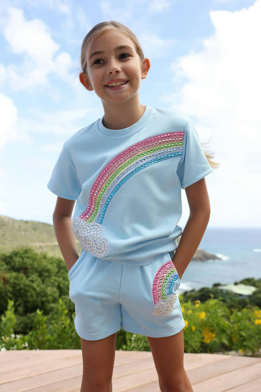 Crystal Rainbow Sky Short Set