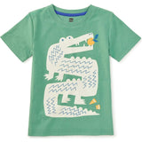 Croc & Citrus Graphic Tee, Green