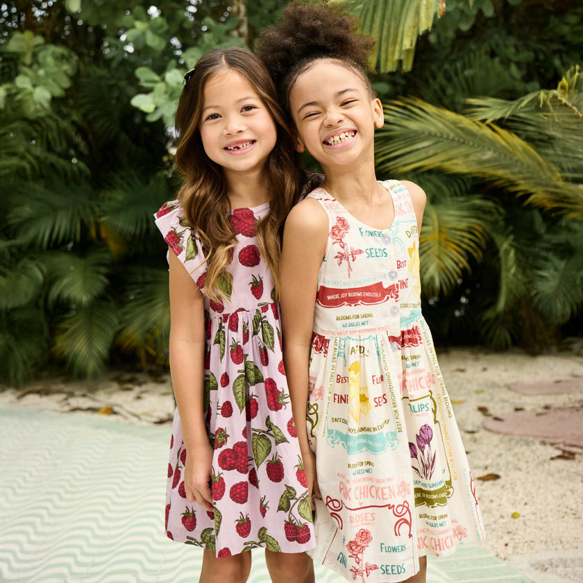 Girls Laura Dress | Flower Seeds
