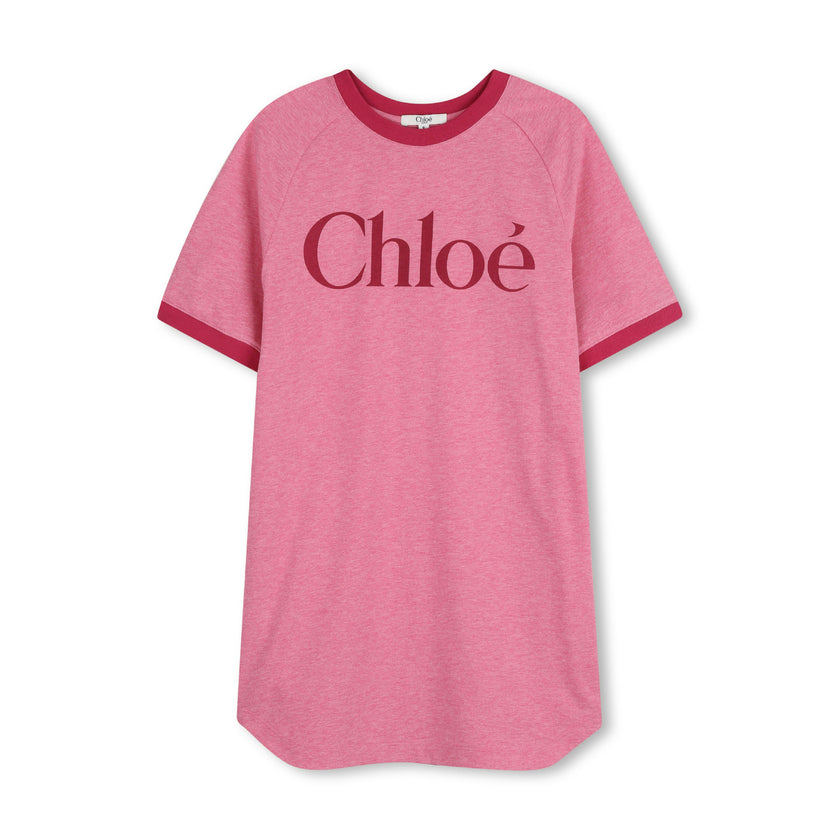 Pink Chloé Logo Dress