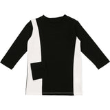 Colorblock Pocket 3-Quarter Sleeves Tee