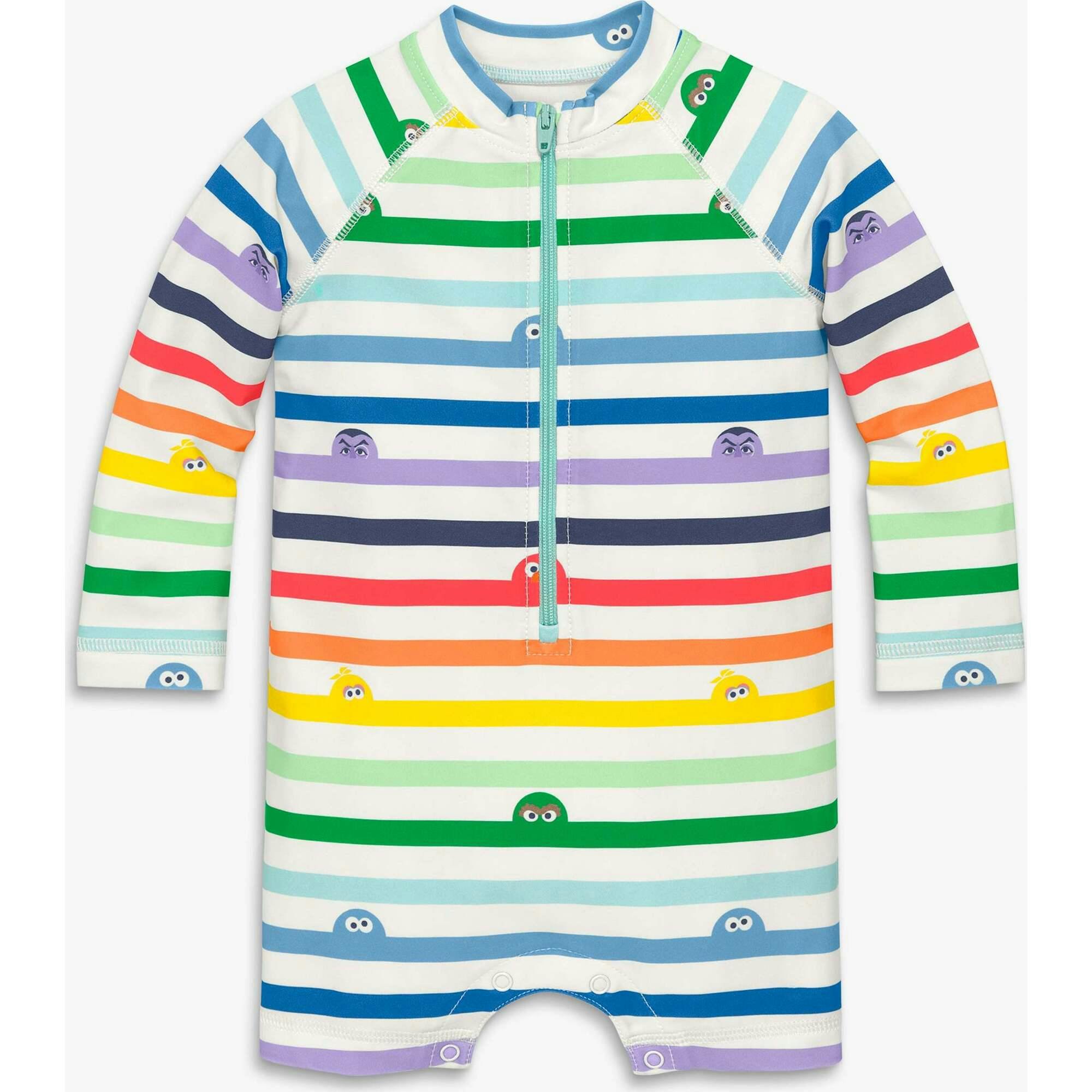 Baby Sesame Street one-piece rash guard