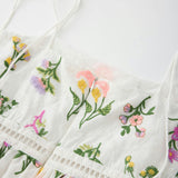 Emely Embroidered Mini Dress