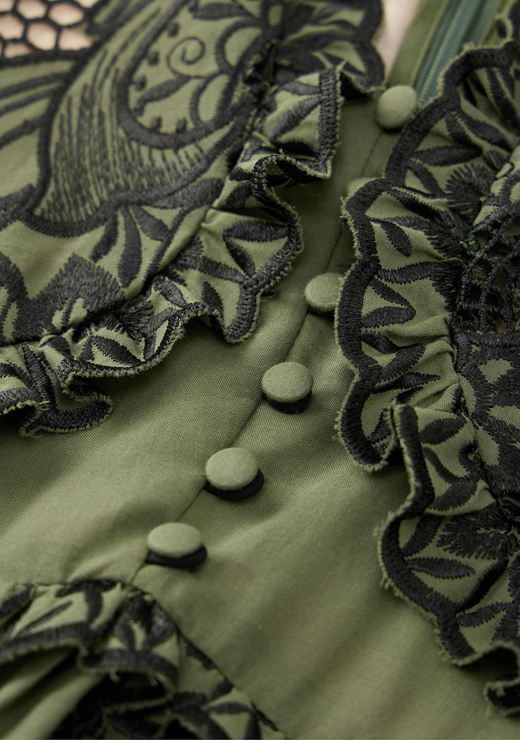 Maia Embroidery Mini Dress