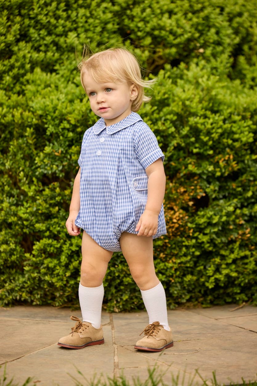 Davant Bubble - Gray Blue Gingham