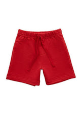 Red French Terry Pull-On Short