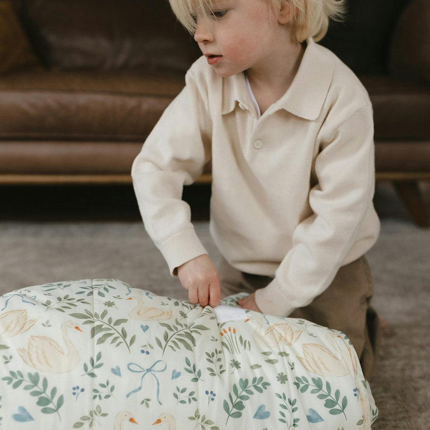 Organic Nap Mat (Swan)