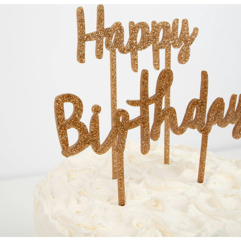 Happy Birthday Acrylic Toppers