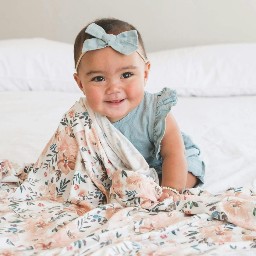 Knit Swaddle Blanket - Autumn