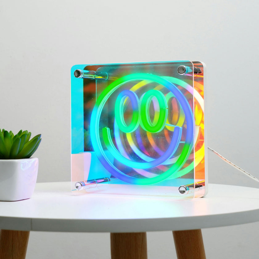 Neon Smile 3D Light Effect