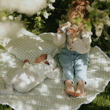 Picnic Gingham Play Mat - Green