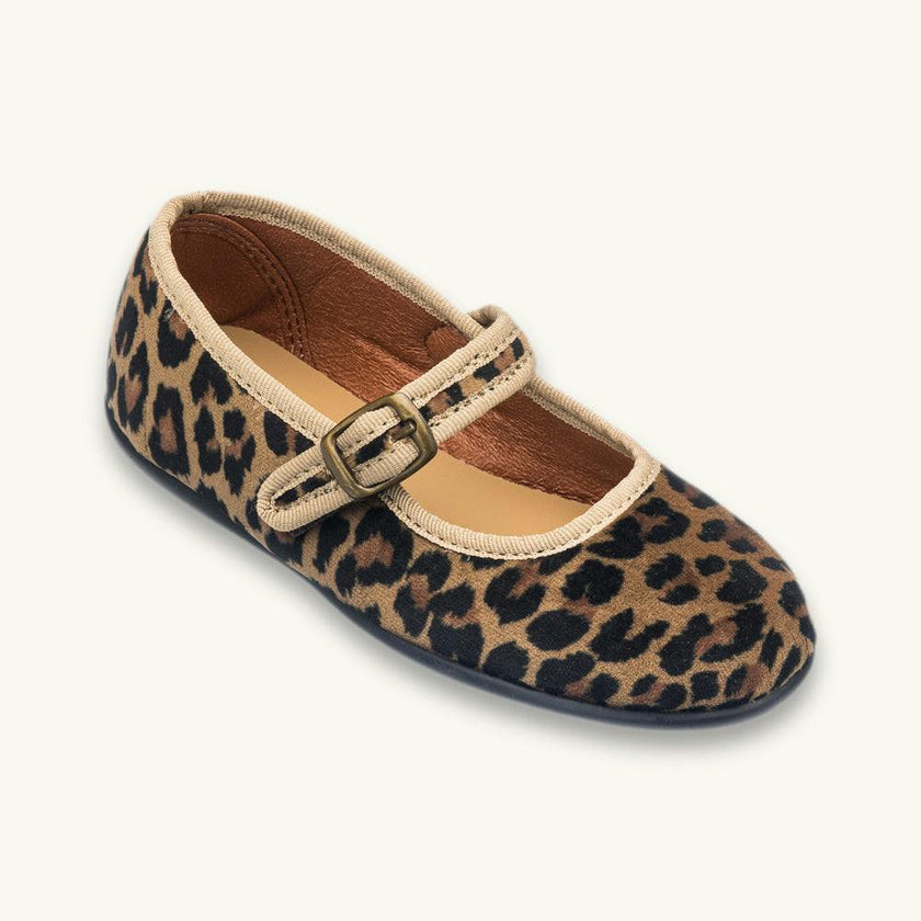 Isa Velvet Mary Jane | Leopard