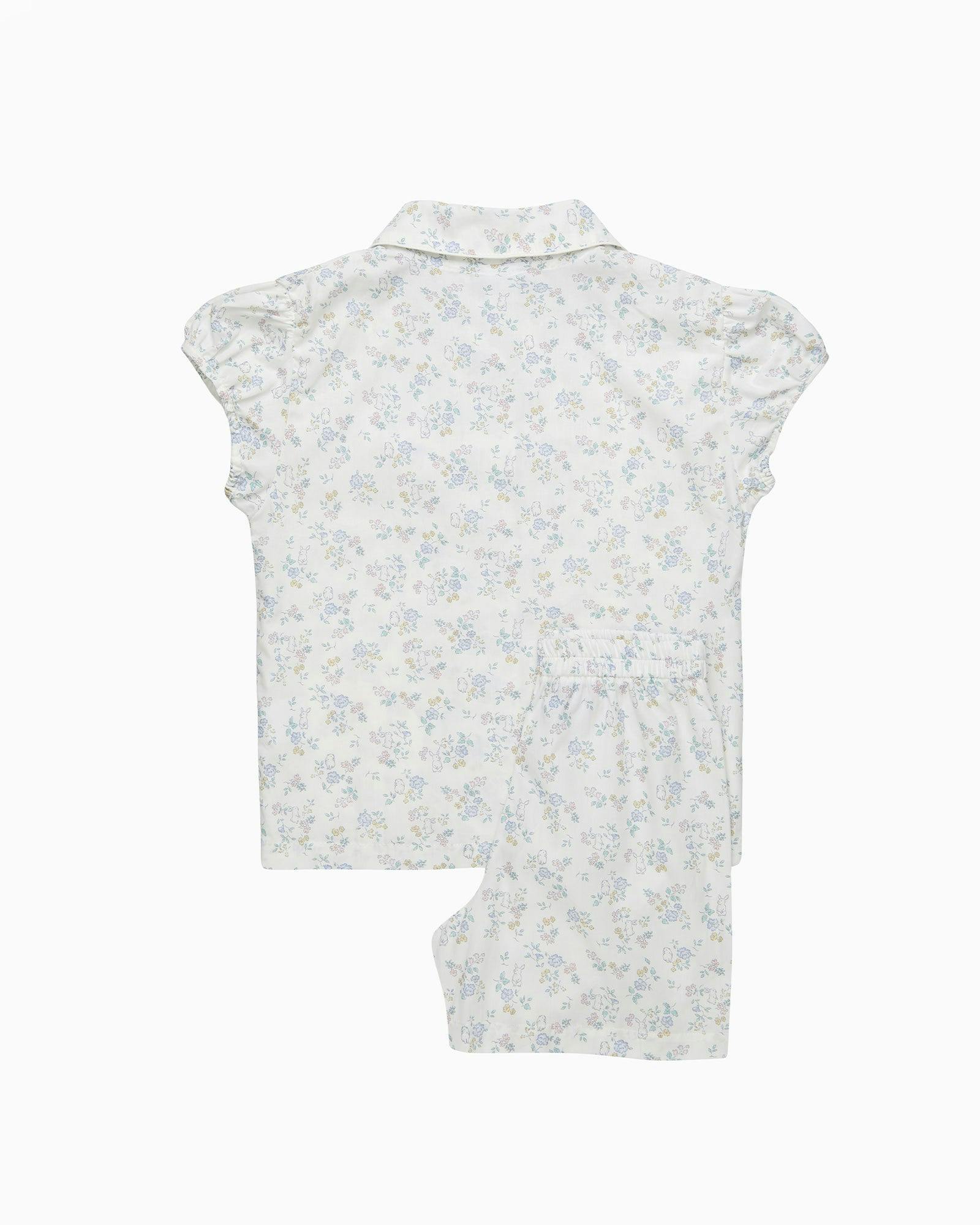 Bunny Woven Short Pajamas Set