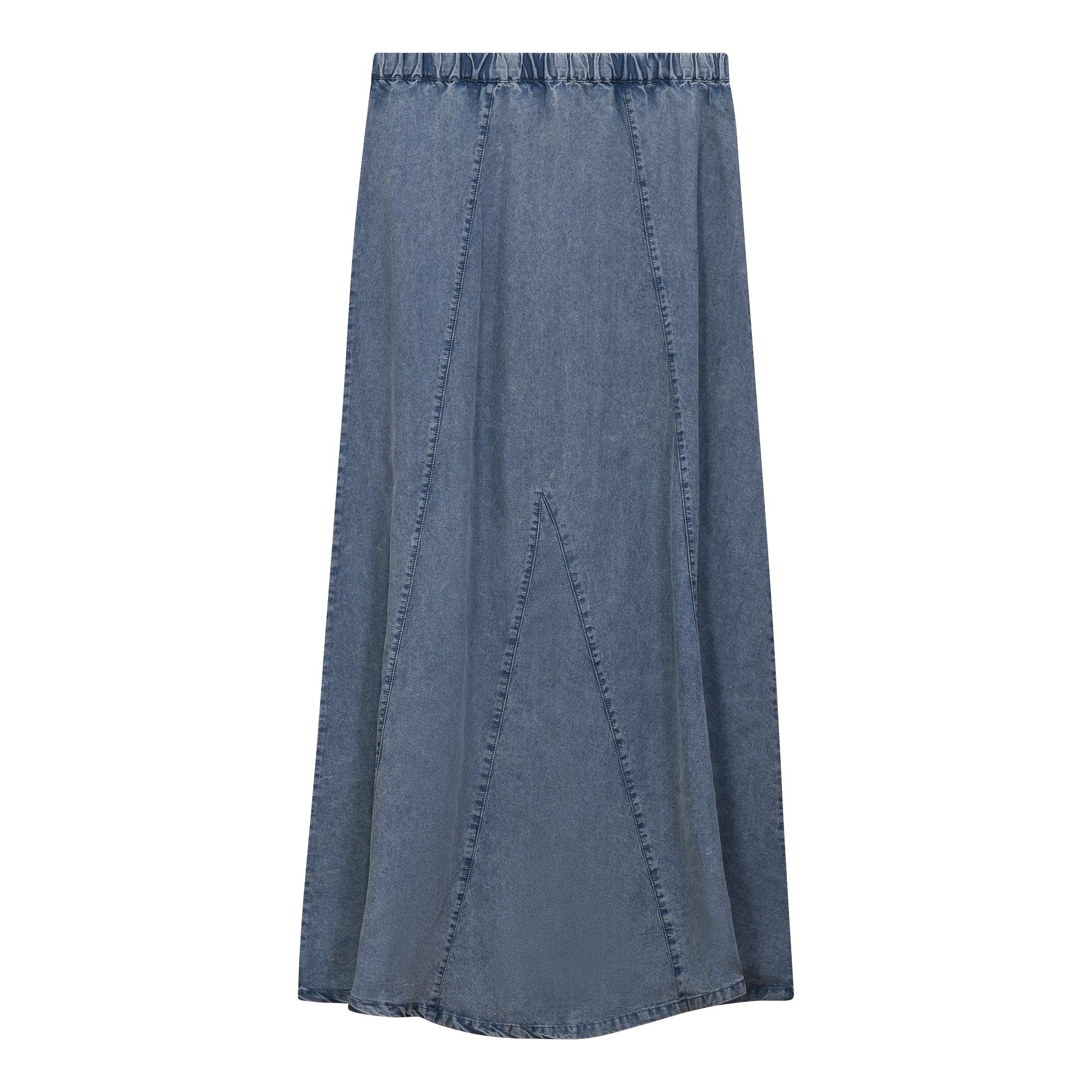 Denim Midi Skirt