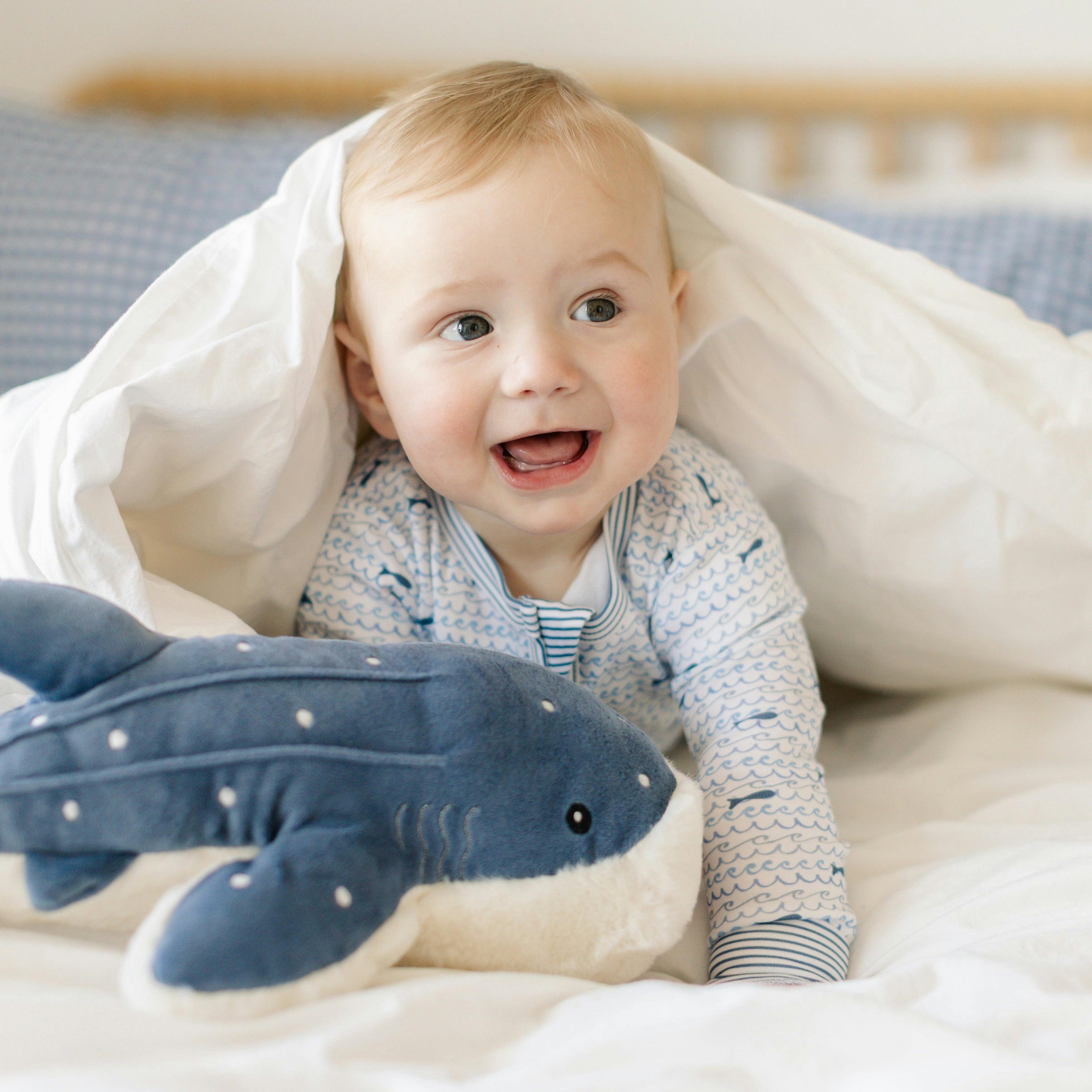 Sharks Boys Shortie Romper