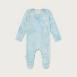 Variegated Rib Lap Tee Footie Pajama