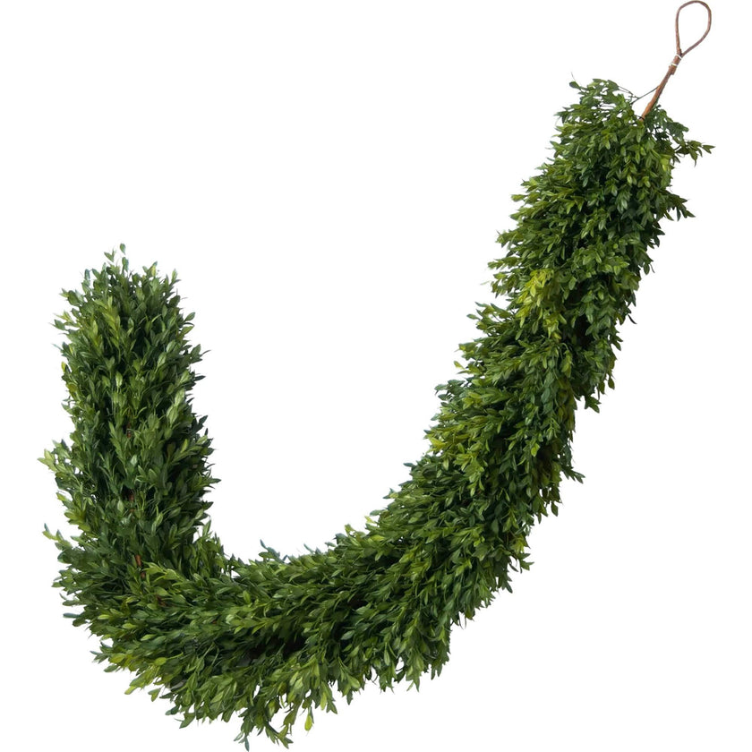 Green Boxwood Artificial All Seasons Greenery Mantel Garland Table Runner