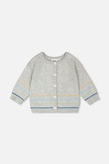 Cotton Knit Button Front Cardigan