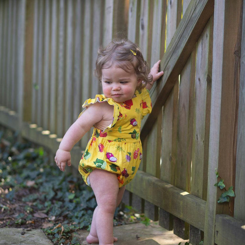 Bubble Romper in Farmer’s Market