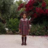 Clementine Bordeaux Dress