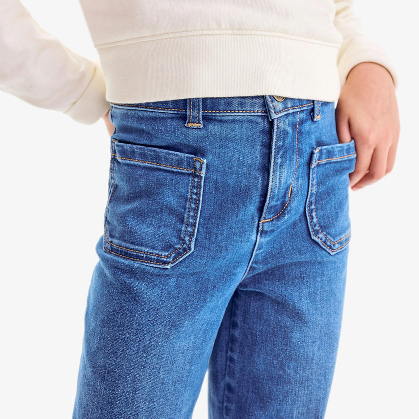 Kids patch pocket jean