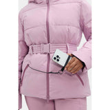 Hedy Belted Puffer Amethyst