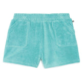BONTON Blue Fish Terrycloth Shorts