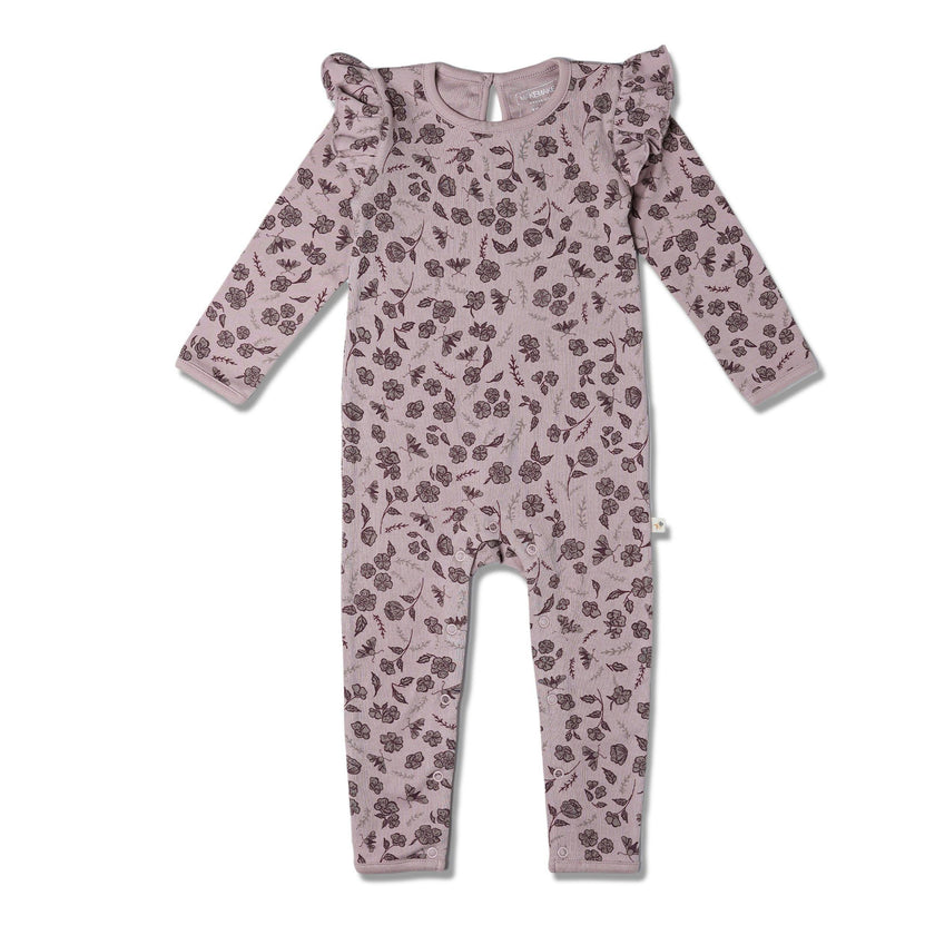 Organic Ruffle Full Sleeve Romper