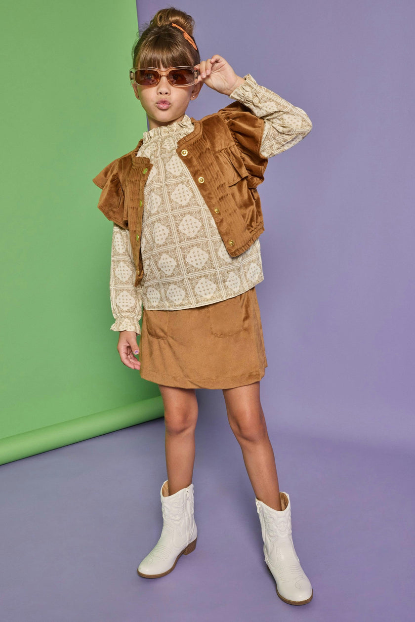 Tory Top - Stone Patchwork
