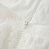 Paloma Lace Frill Maxi Dress