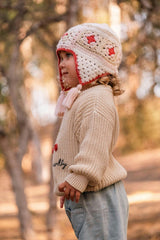Très Sparkly Sweater in Ecru