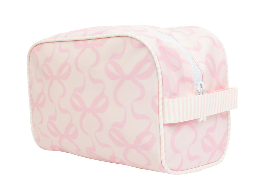 The Dopp Kit in Bows on Pink