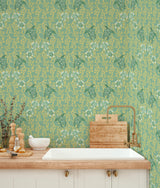 Papier peint KÛRMA coloris Vert d'eau
